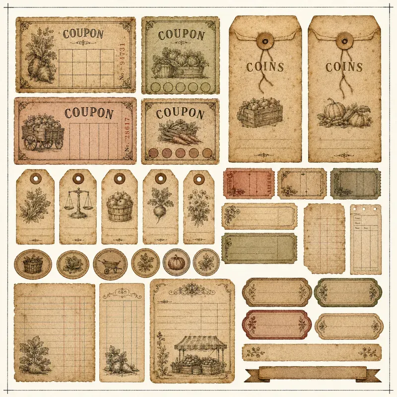 Ledger Pocket Ephemera Sheet Builders
