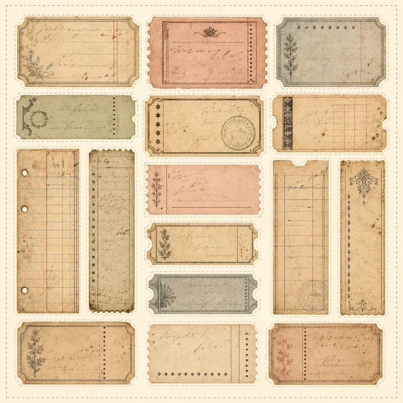 Ledger Pocket Ephemera Sheet Builders
