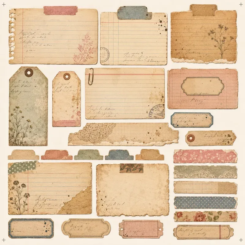 Ledger Pocket Ephemera Sheet Builders
