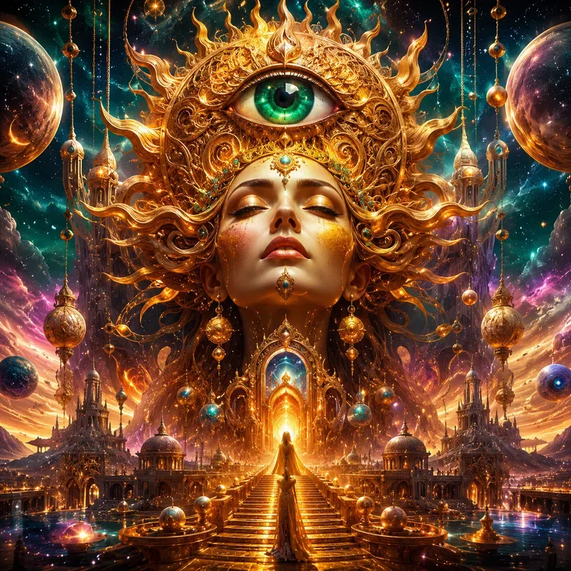 Celestial Dreamworld Fantasy Portraits