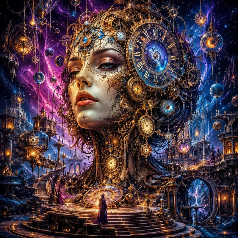 Celestial Dreamworld Fantasy Portraits