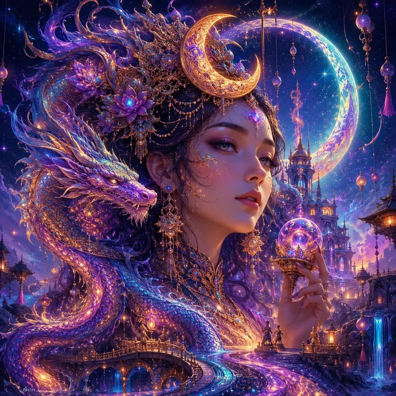 Celestial Dreamworld Fantasy Portraits