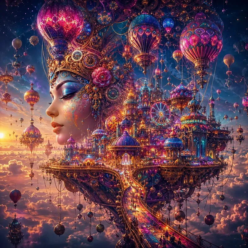 Celestial Dreamworld Fantasy Portraits