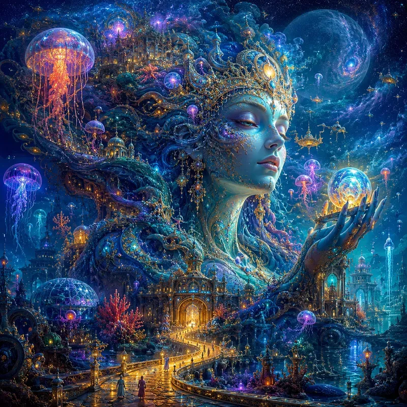 Celestial Dreamworld Fantasy Portraits