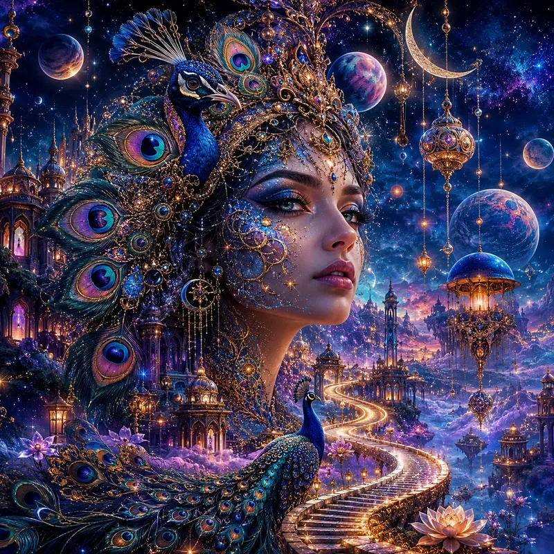 Celestial Dreamworld Fantasy Portraits
