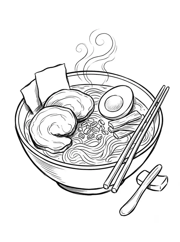 Charcoal Sketch Coloring Book Pages