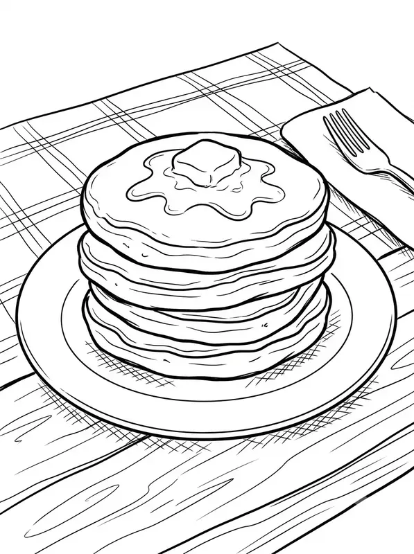 Charcoal Sketch Coloring Book Pages