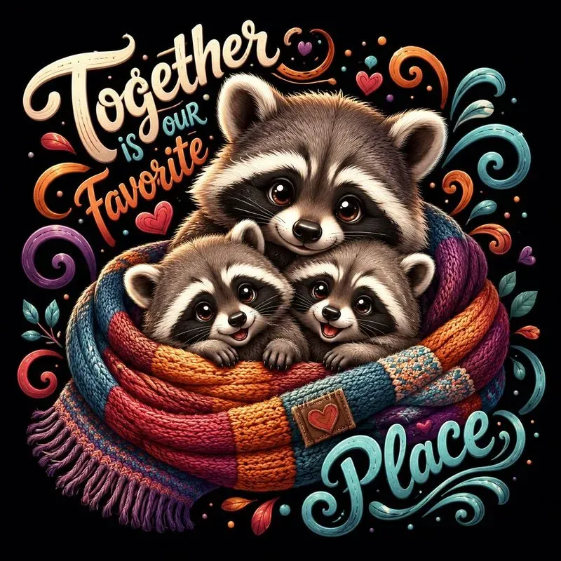 Cute Cartoon Animal Family Art Packs