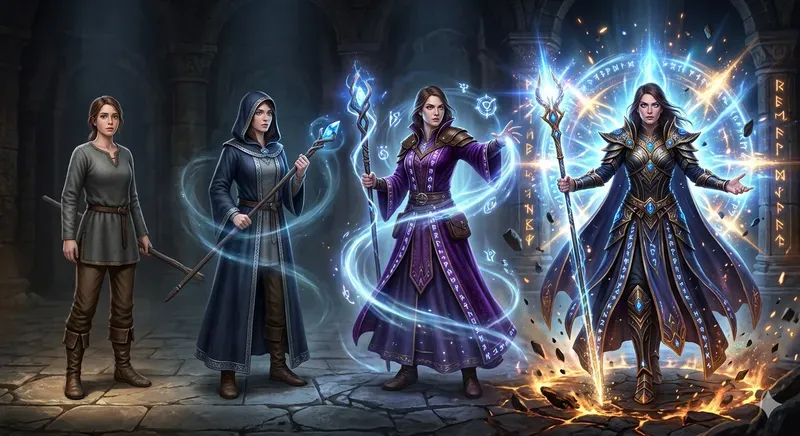 Character Evolution Timeline Generator