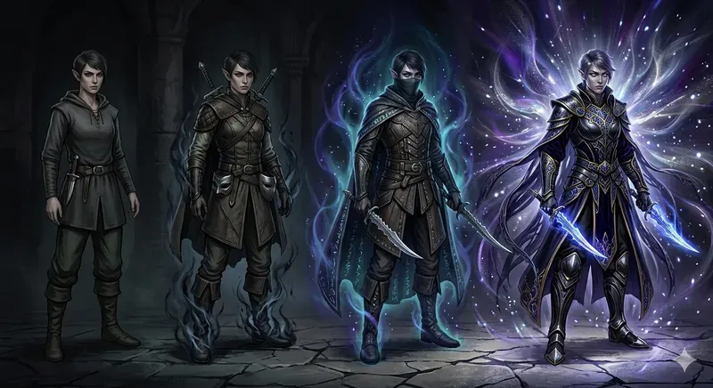 Character Evolution Timeline Generator