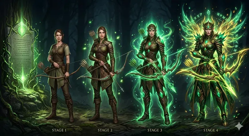 Character Evolution Timeline Generator