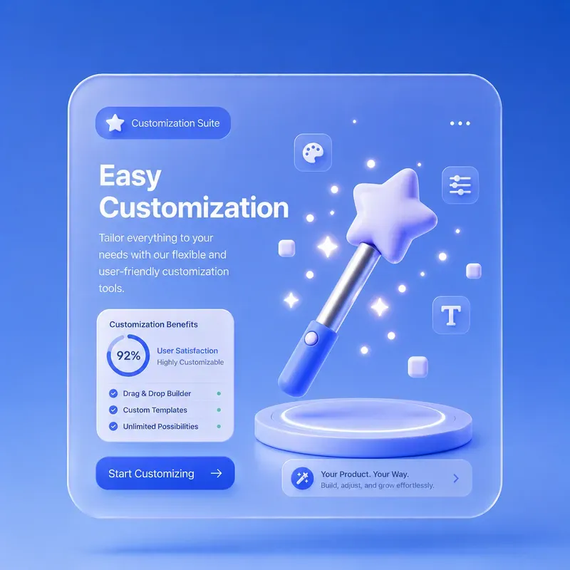 Modern 3D Saas Feature Cards Designs
