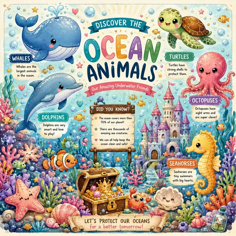 Cute Kawaii Learning Posters