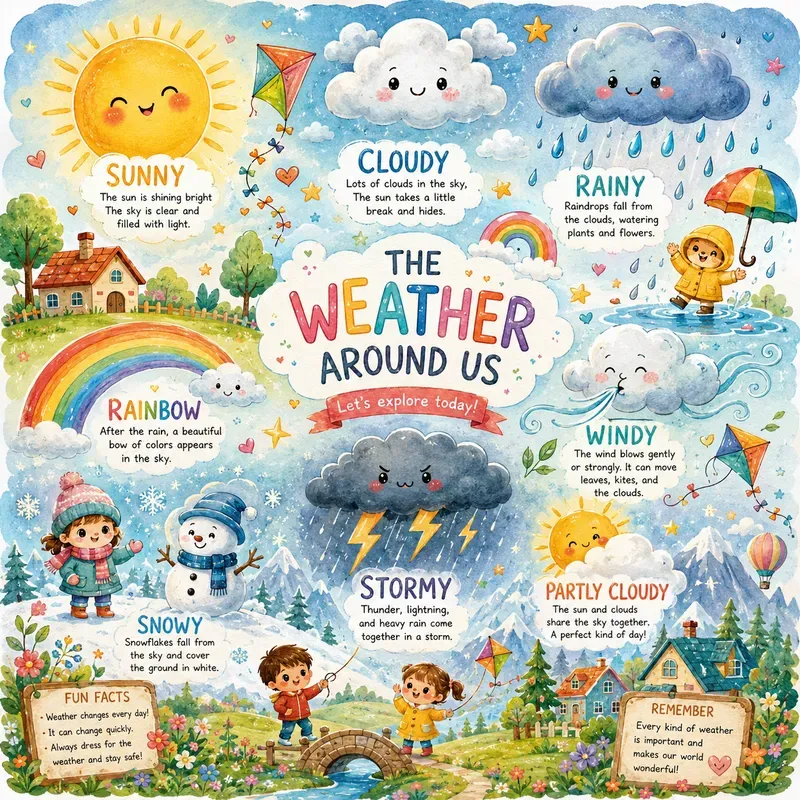 Cute Kawaii Learning Posters