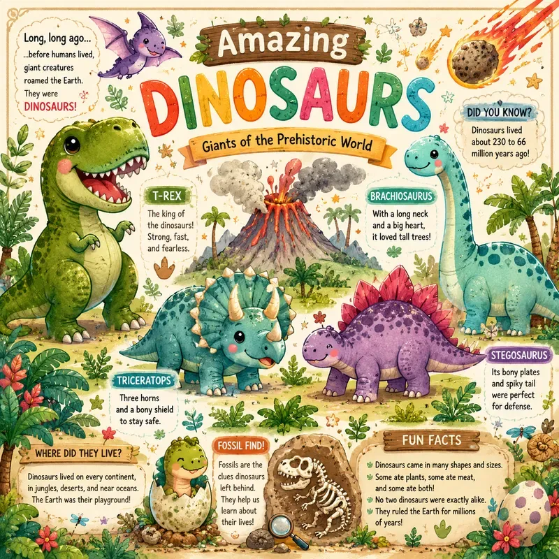 Cute Kawaii Learning Posters