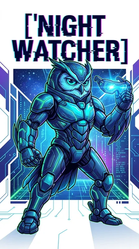 Cyber Mecha Cartoon Sticker Templates