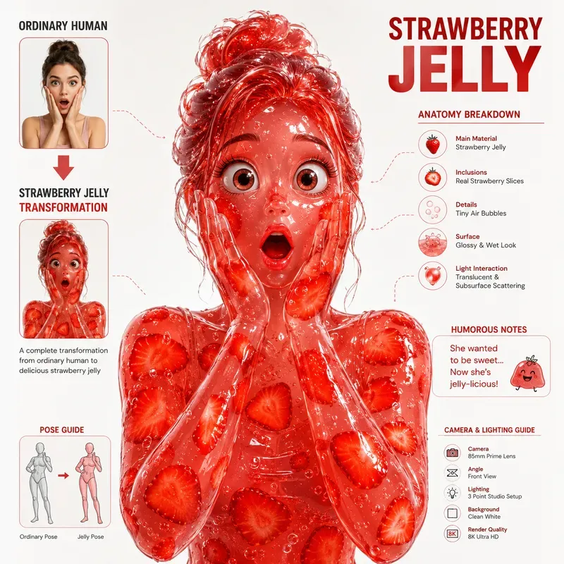Jelly Identity Infographic Posters