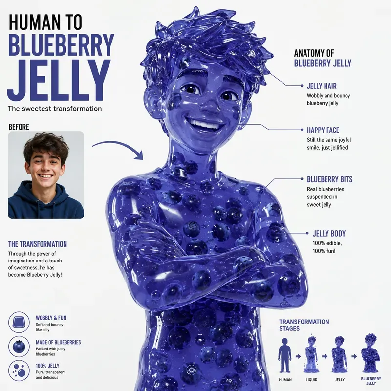 Jelly Identity Infographic Posters