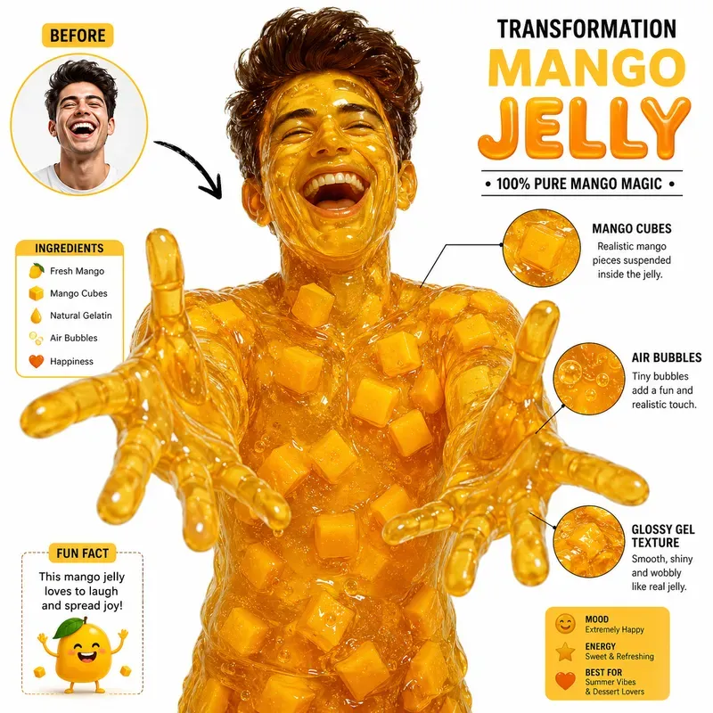 Jelly Identity Infographic Posters