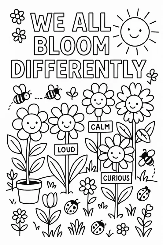 Mental Health Coloring Pages