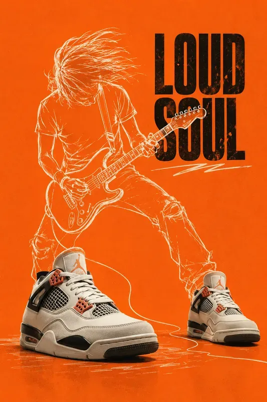 Minimal Sneaker Character Poster Packs