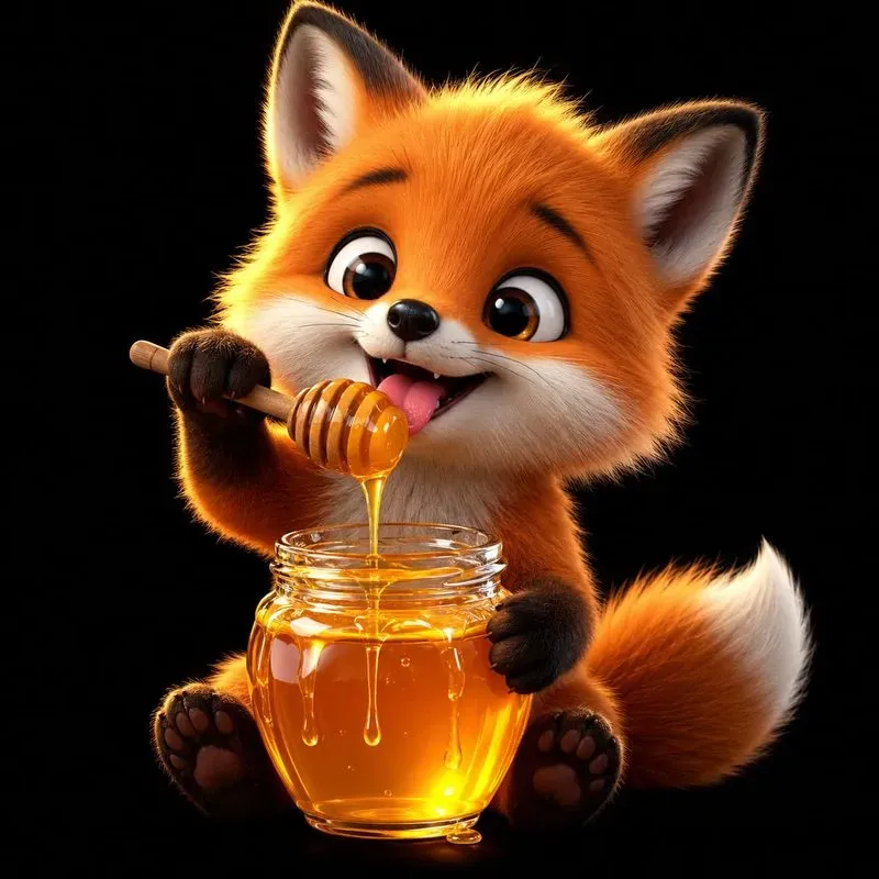 Cute 3D Animal Honey Moments