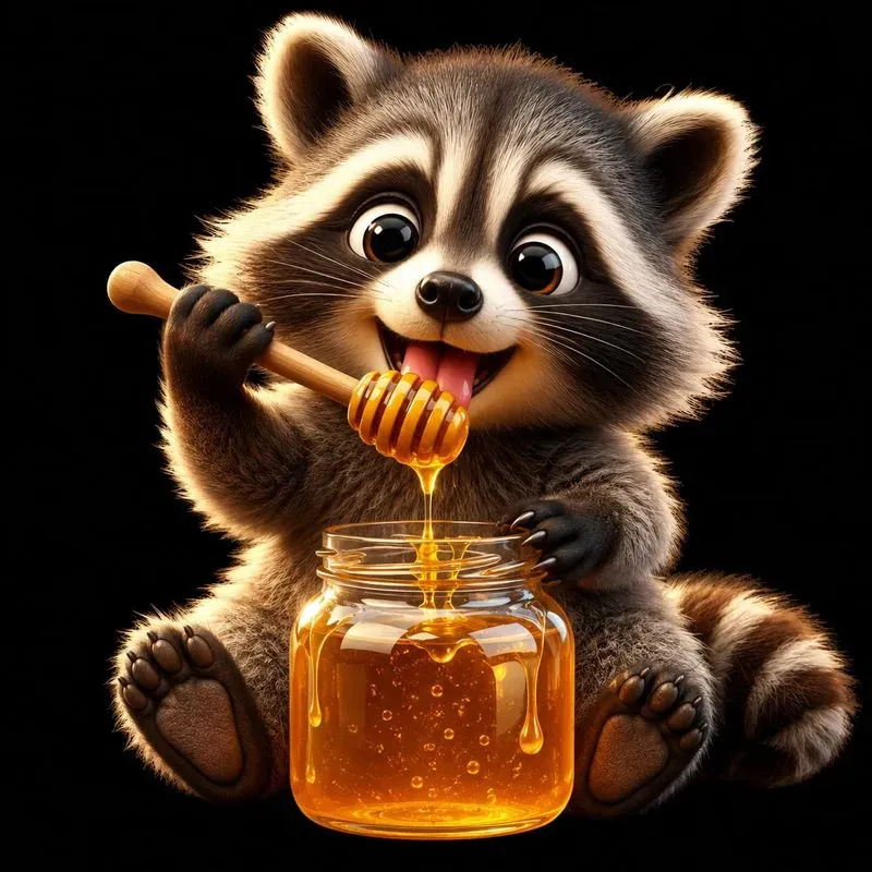 Cute 3D Animal Honey Moments