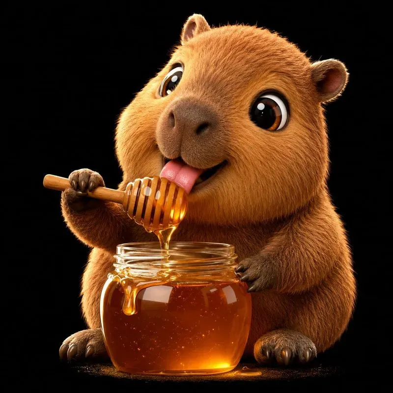 Cute 3D Animal Honey Moments