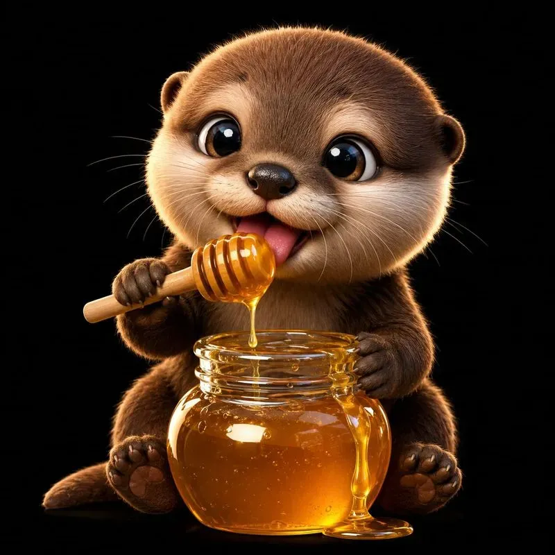 Cute 3D Animal Honey Moments