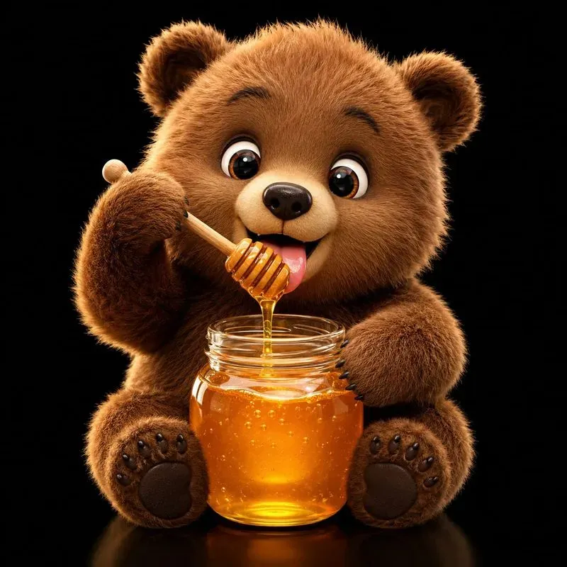 Cute 3D Animal Honey Moments