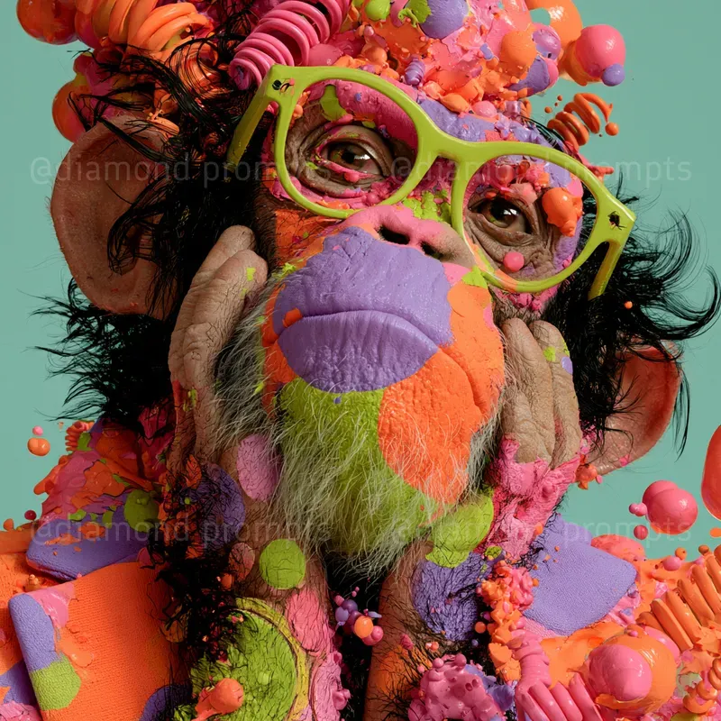 Surreal Pop Art Portrait Playgrounds