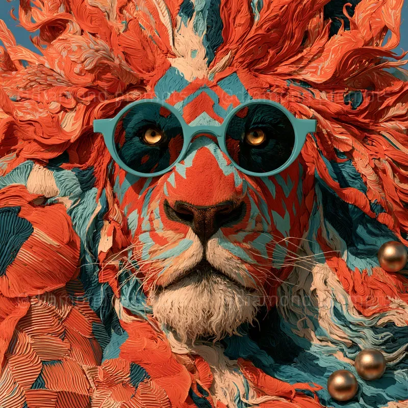 Surreal Pop Art Portrait Playgrounds