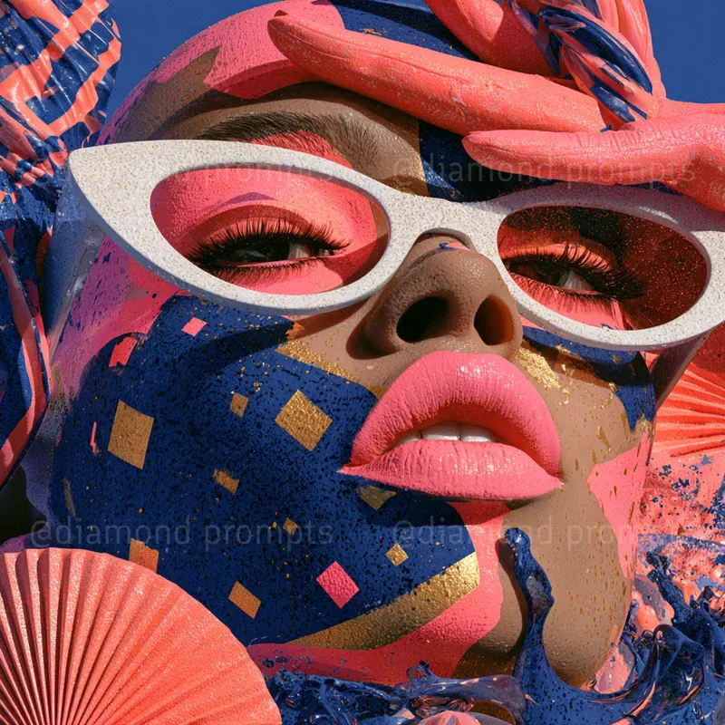 Surreal Pop Art Portrait Playgrounds