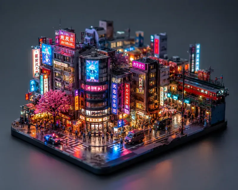 Cinematic Tiltshift Dioramas