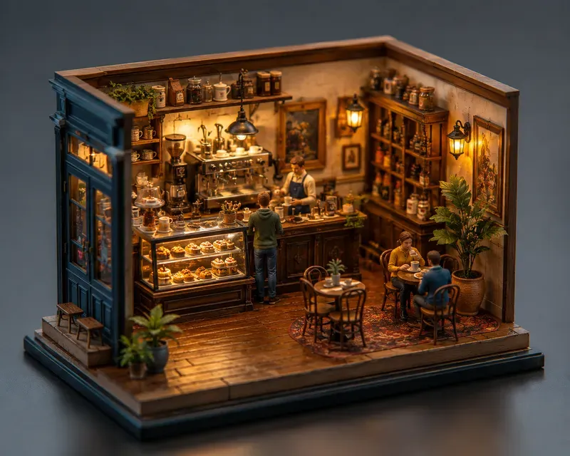 Cinematic Tiltshift Dioramas