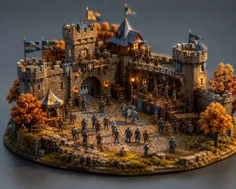 Cinematic Tiltshift Dioramas