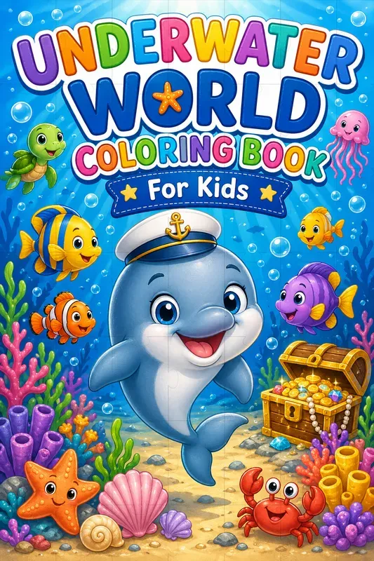 Coloring Book Child Covers