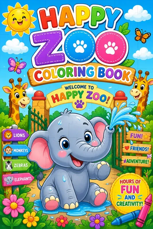 Coloring Book Child Covers
