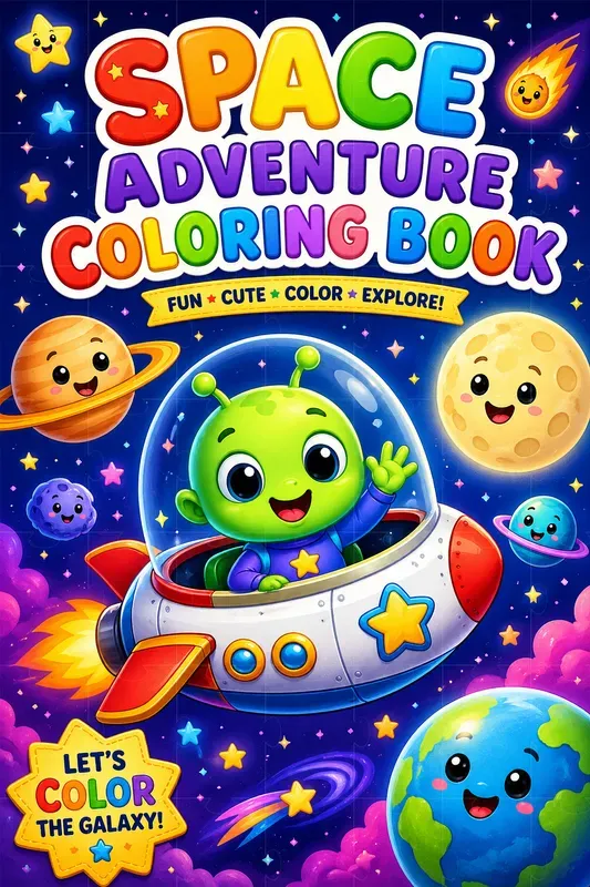 Coloring Book Child Covers