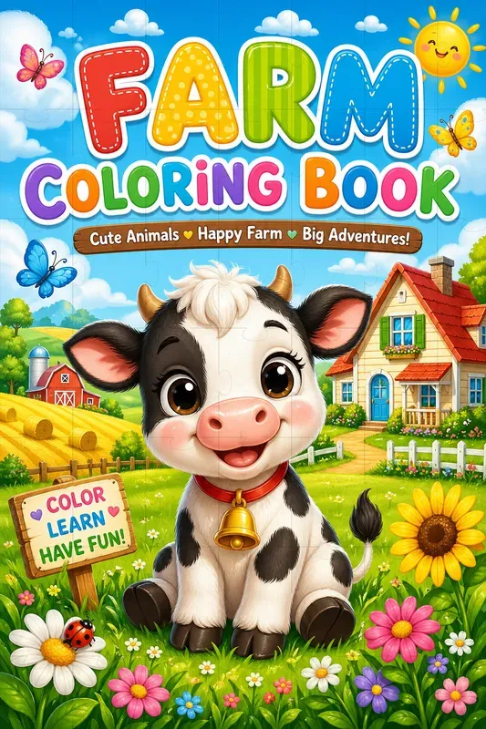 Coloring Book Child Covers