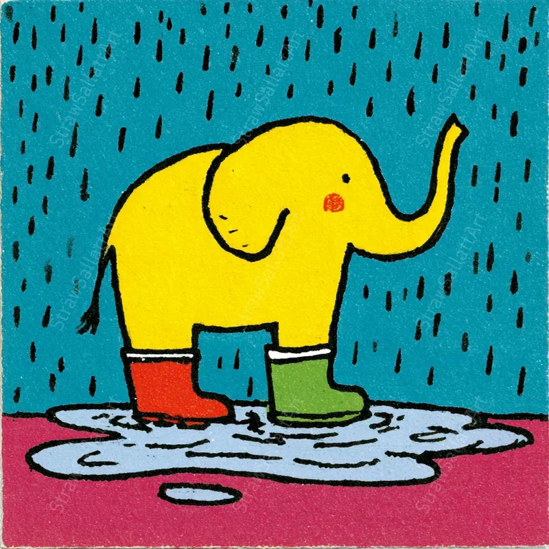 Playful Naive Character Fun Illustrations