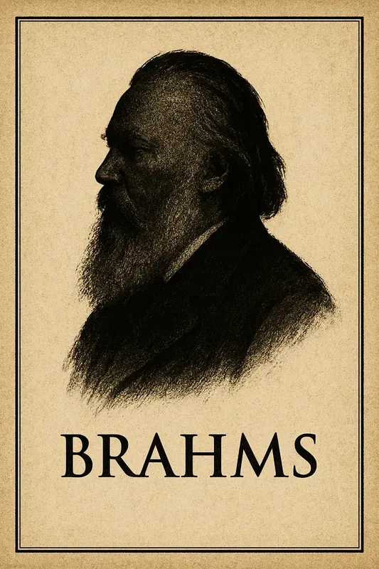 Vintage Composer Silhouette Posters Gen