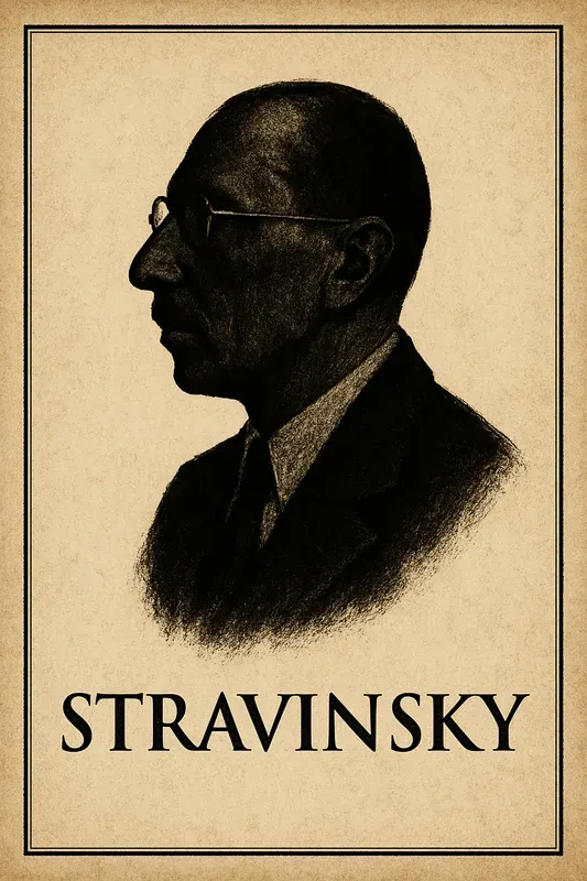 Vintage Composer Silhouette Posters Gen