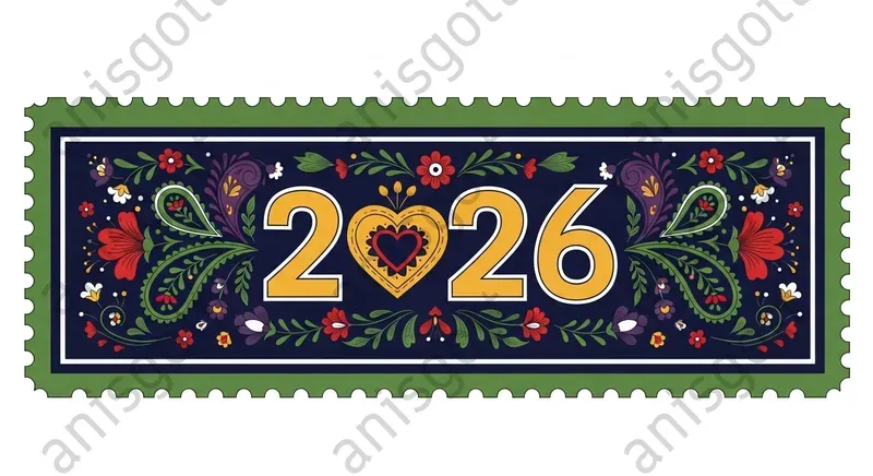 Folk Art Ornamental Lettering Banners