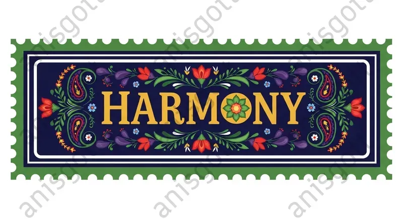 Folk Art Ornamental Lettering Banners