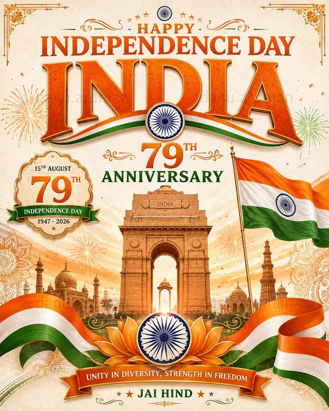 Independence Day Anniversary Posters