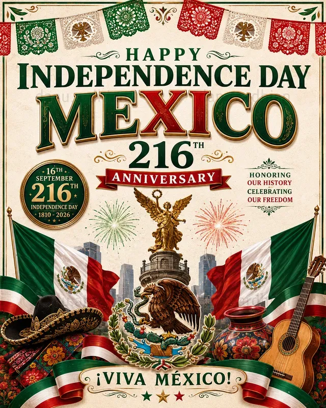 Independence Day Anniversary Posters