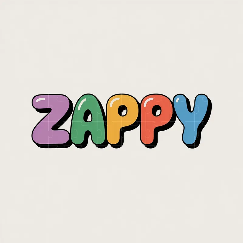 Bubble Text Logo Designs