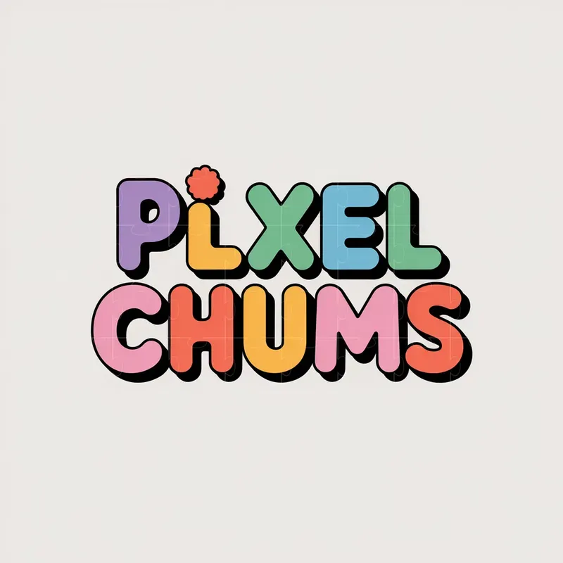Bubble Text Logo Designs
