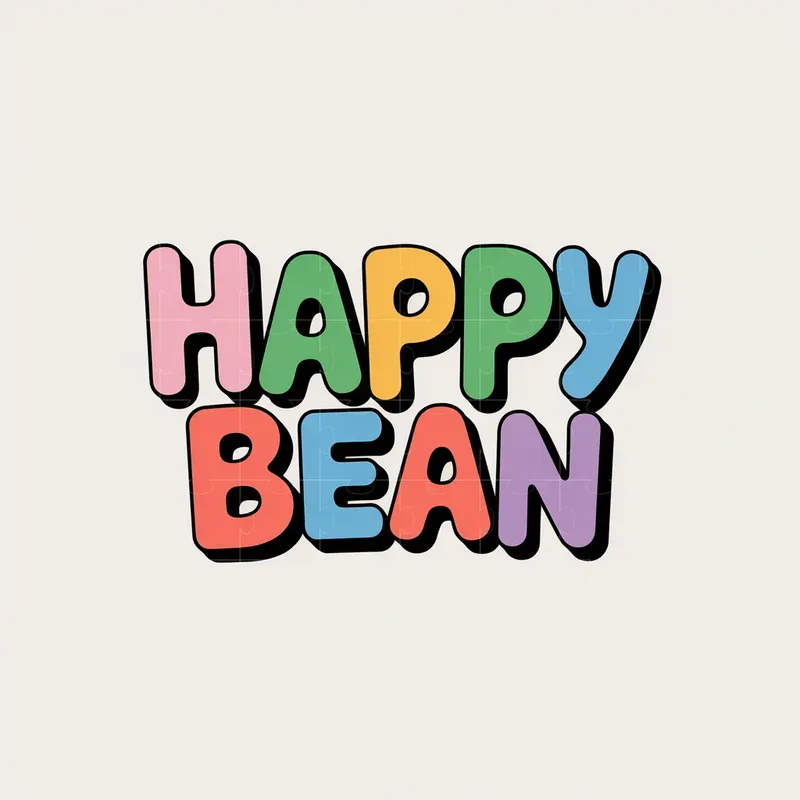 Bubble Text Logo Designs